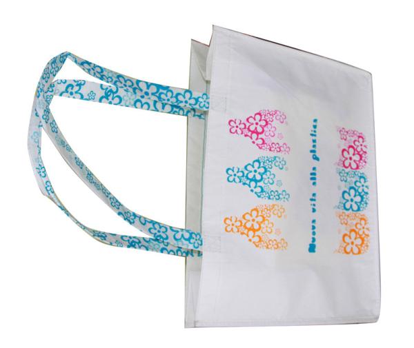 Matt Coated PP Woven Shopping Bags Polypropylene easy handy customized design