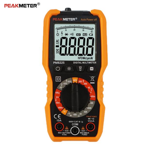 Flash Light NCV Digital Multimeter 4000 Counts Display 600V AC DC Voltage