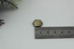 Bags hardware zinc alloy hanging brush anti brass 15 mm six-sided decorative
