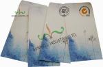Lotus / Fish Pattern Custom Printed Envelopes Special Size Kraft Coated Paper