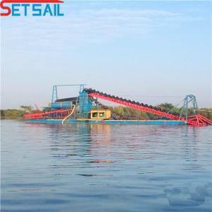 Wholesale 150 Cubic Meter Per Hour Bucket Chain Gold Mining Dredger for Volume Gold Production from china suppliers