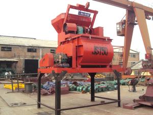 Wholesale Double Shaft Forced Electric Concrete Mixer JS750 High Efficient with Mn Blade 750L from china suppliers