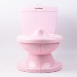 Childrens Simulation White Blue Pink Solid Baby Training Potty with Flushing