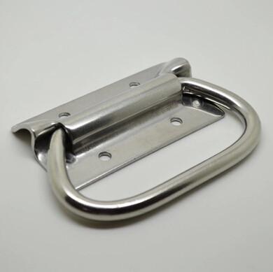 Toolbox Iron Foldin handle with nickel plated for box/case/chest/truck J201 J202