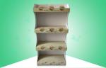 4 - Shelf Cardboard Free Standing Display Units FSDU For Selling Banana Chips