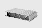 Electric Car 6061 Alloy Aluminum Battery Tray Mill Finish Surface