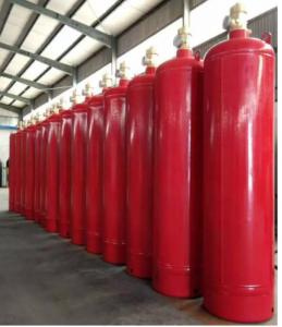 China DOT-3AA Seamless Steel Gas Cylinders 3.6L To 88.4L Medical Gas Storage Cylinder on sale