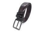 Alloy Pin Buckle Mens Leather Dress Belt , Casual Jeans Belt 100-140 Length