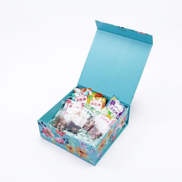 Custom Size Accepted Magnetic Foldable Gift Box with CMYK Pantone Colour Printing