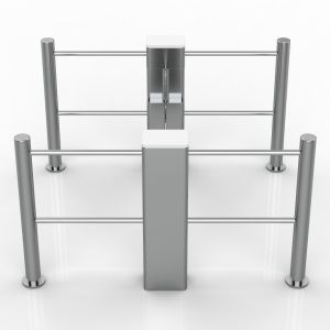 Face Recognition Access Control Turnstile IP54 Rotating Swing Gate