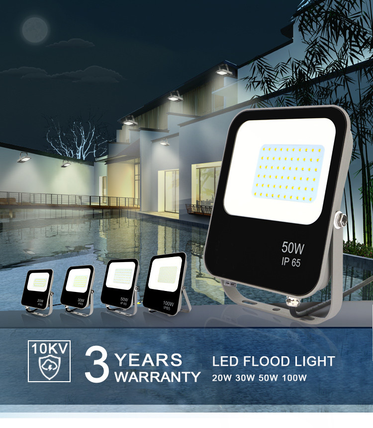 ADC 12 # Silver 120 ° Angle Outdoor Lamp Light 200W Led Flood Light