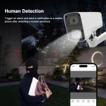 Waterproof CCTV Camera Security Ip Camara Two Way Audio Night Vision 4MP 5MP HD