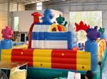 Custom Kitty Cat Doraemon Inflatable Play City Inflatable House Slide Castle For