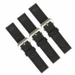 ROHS Mens Watches Leather Band , OEM Stitched Leather Watch Strap With Pre V