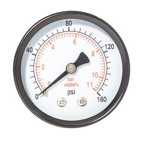 Wholesale 63MM 160 Psi Bourdon Tube Manometer 1/4 BSPT Dial Pressure Gauge from china suppliers
