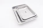27*20cm Snack SS Feeding Flat Serving Tray Camping Dessert Barbecue Sets