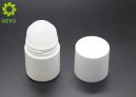 Round Deodorant Stick Containers Antiperspirant Roller Bottle White Color