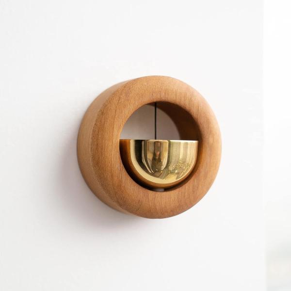 Customized Door Opening Bell, Shopkeepers Bell for Hanging on Door, Wood