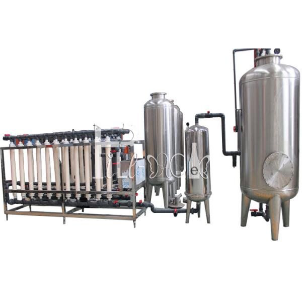9000LPH UF Hollow Fibre Ultra Water Treatment Machine System With UF 4040