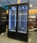 Digital Control Commercial Freezer Glass Door Fan Cooling Deep Freezer Display
