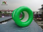 Green / White PVC Tarpaulin Inflatable Water ball Rolling Toy For Water Park