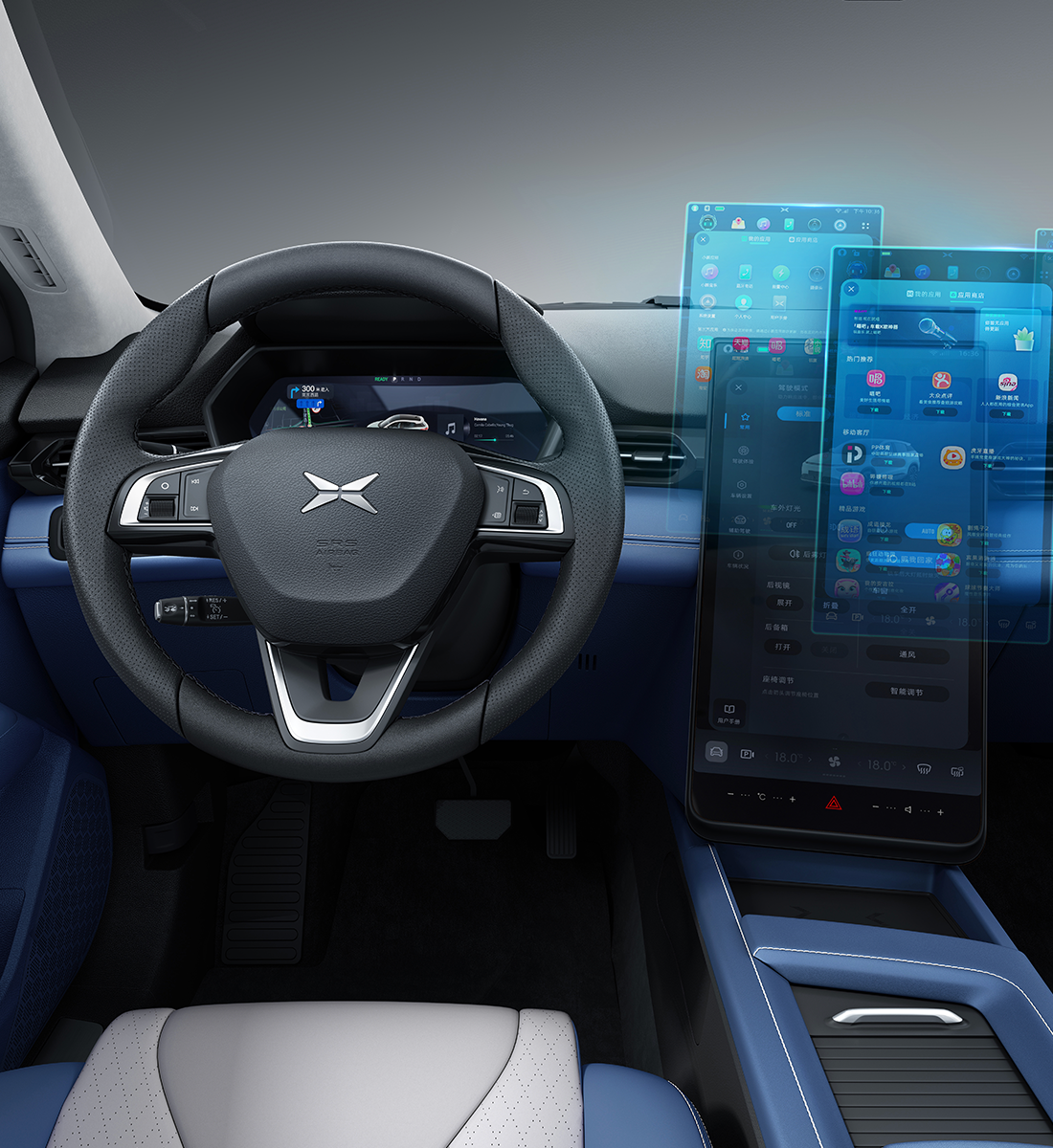 Electric Car Ev Front Drive Xiaopeng Motors Smart Car with Ternary Lithium Electricity Battery Type 57.5 Kwh Capacity