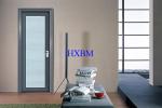 Single Glazed Frosted Glass Interior Door , Custom Color Modern Interior Doors