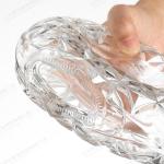 500ml 1000ml Clear Glass Bottle for Whiskey Gin end with Polymer Gold Cork or