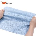 Car Cleaning Lint Free Industrial Cleaning Cloth Oil Absorbention 100% PP Blue