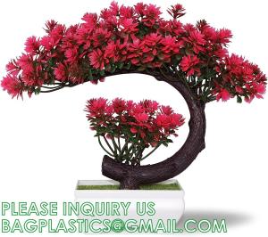 Wholesale Artificial Bonsai Tree Juniper Faux Plants Indoor Fake Plants Decor with Ceramic Pots for Home Table Office Desk from china suppliers