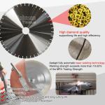 300 350 400 450 500 600 Mm Laser Welded Diamond Stone Cutting Disc Saw Blade For