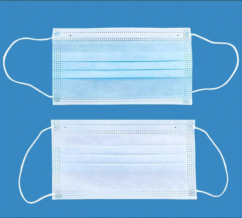 Surgical Disposable Earloop Face Mask 3 Ply Surgical Face Mask Dust Proof