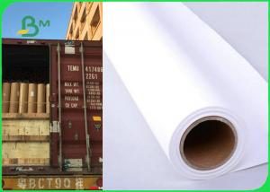 China 36 Inch × 150m 80gsm Plotter Paper Roll For Canon Printer Good Print Performance on sale