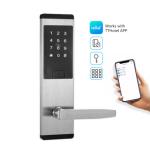 Black Color Stainless Steel Smart Keypad Door Lock with TTlock Smart App