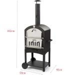 Grills Outdoor Pizza Oven Barbecue Stove with Professional Powder Coated BBQ
