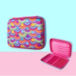 CE Portable Zipper EVA Pencil Case 22.5X15.5X5 CM For Children