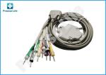 Nihon Kohden BJ-961D ECG Patient Cable IEC Color Code 3.0DIN 10 Leads TPU Cable