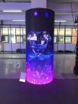 High Definition Flexible LED Display Screen , Flexible LED Curtain Display