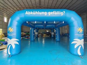 Wholesale Wind Resistance Inflatable Misting Tent Outdoor Events Cooling Misting Stations Portable With Water Jet Pressure Pump from china suppliers