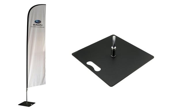Full Color / Spot Color Bowhead Flags , Outdoor Teardrop Banners For Auto