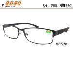 Unisex fashion design reading glasses with stainless steel, suitable for men and