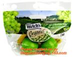 Stand Up Pouch, Reusable Clear Food Grade Freezer Food Fruit Package Plastic