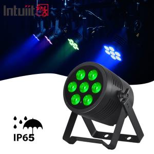 Wholesale RGBWA UV 6 in 1 Waterproof 7x20W Par Light Waterproof LED Par Light Outdoor IP65 Par Light DJ Stage from china suppliers