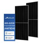 22.4% Panel Efficiency JA SOLAR Smart 600 Watts Bifacial Glass Solar Panels for