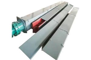 Wholesale 45 Ton Capacity Wood Chip U Trough Auger Conveyor Easy Maintenance from china suppliers