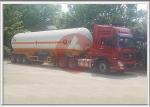 Liquid Petroleum Gas LPG Tank Trailer Manual Control 49.8CBM Large Tank Size LPG