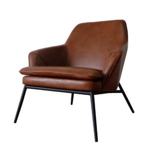 Wholesale Modern Leisure Design Genuine Leather reception hotel Single Seater Chair from china suppliers