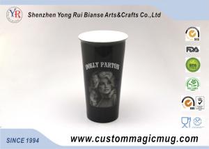 Wholesale Color Changing Ceramic Double Walled Travel Mug Provied Customized Logo Pringting from china suppliers