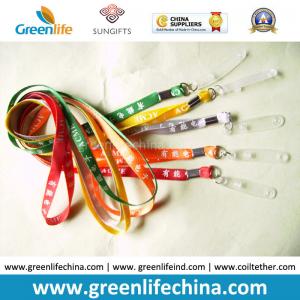 Wholesale Promotional custom lanyards, flat polyester working lanyard cords with metal accessories from china suppliers