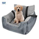 Customized Warm Soft Pet Car Seat Car Dog Bed With Storage Pocket